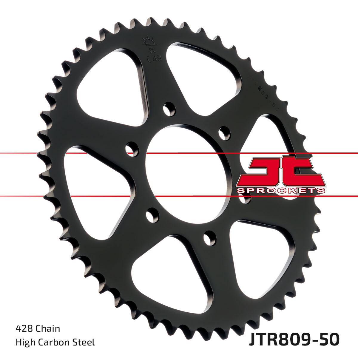REAR SPROCKET JTR809.50 JT 428 image 1