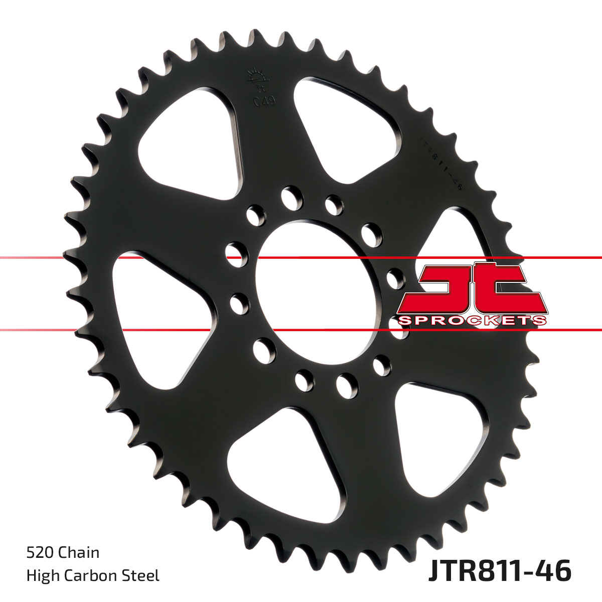 REAR SPROCKET JTR811.46 STEEL image 1