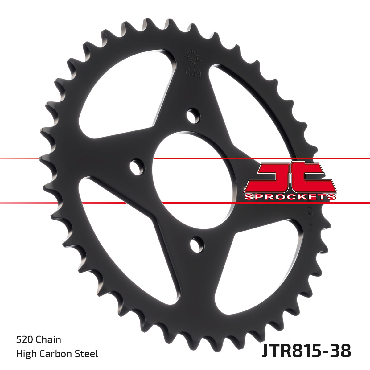 REAR SPROCKET JTR815.38 STEEL image 1