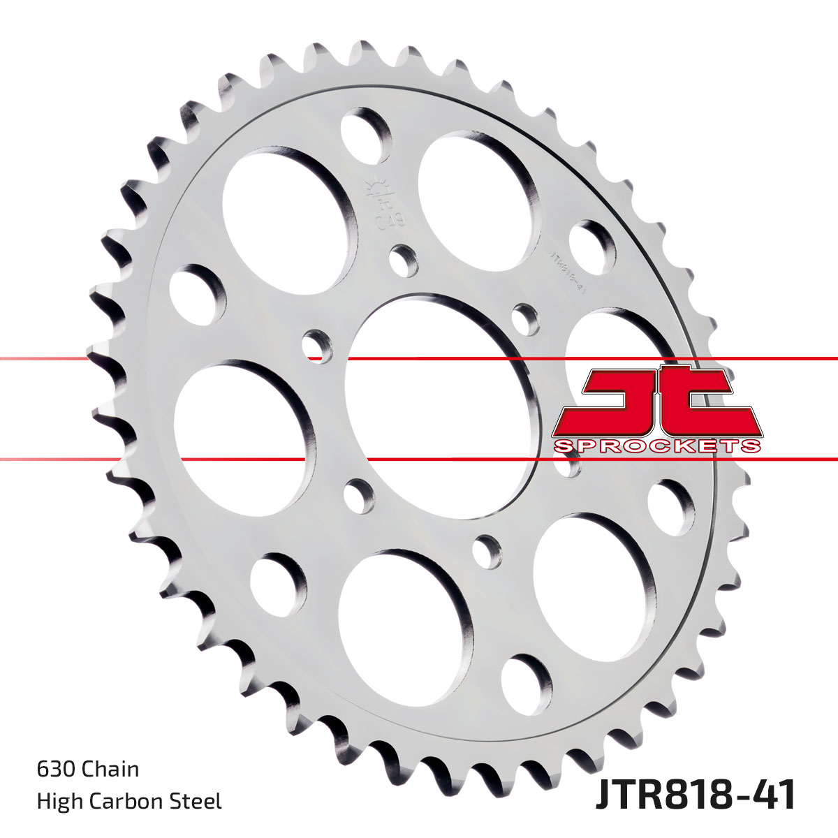 REAR SPROCKET JTR818.41 STEEL image 1