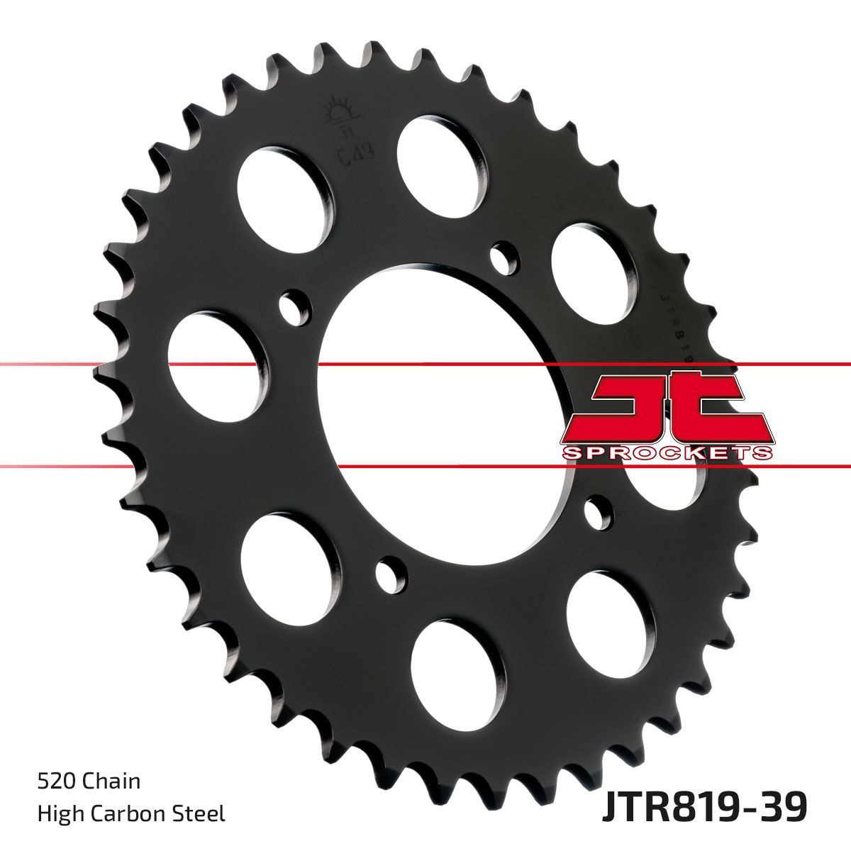 REAR SPROCKET JTR819.39 JT 520 image 1