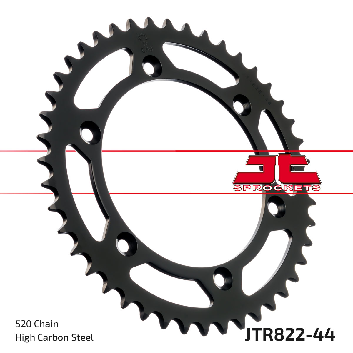 REAR SPROCKET STEEL JTR822.44 image 1
