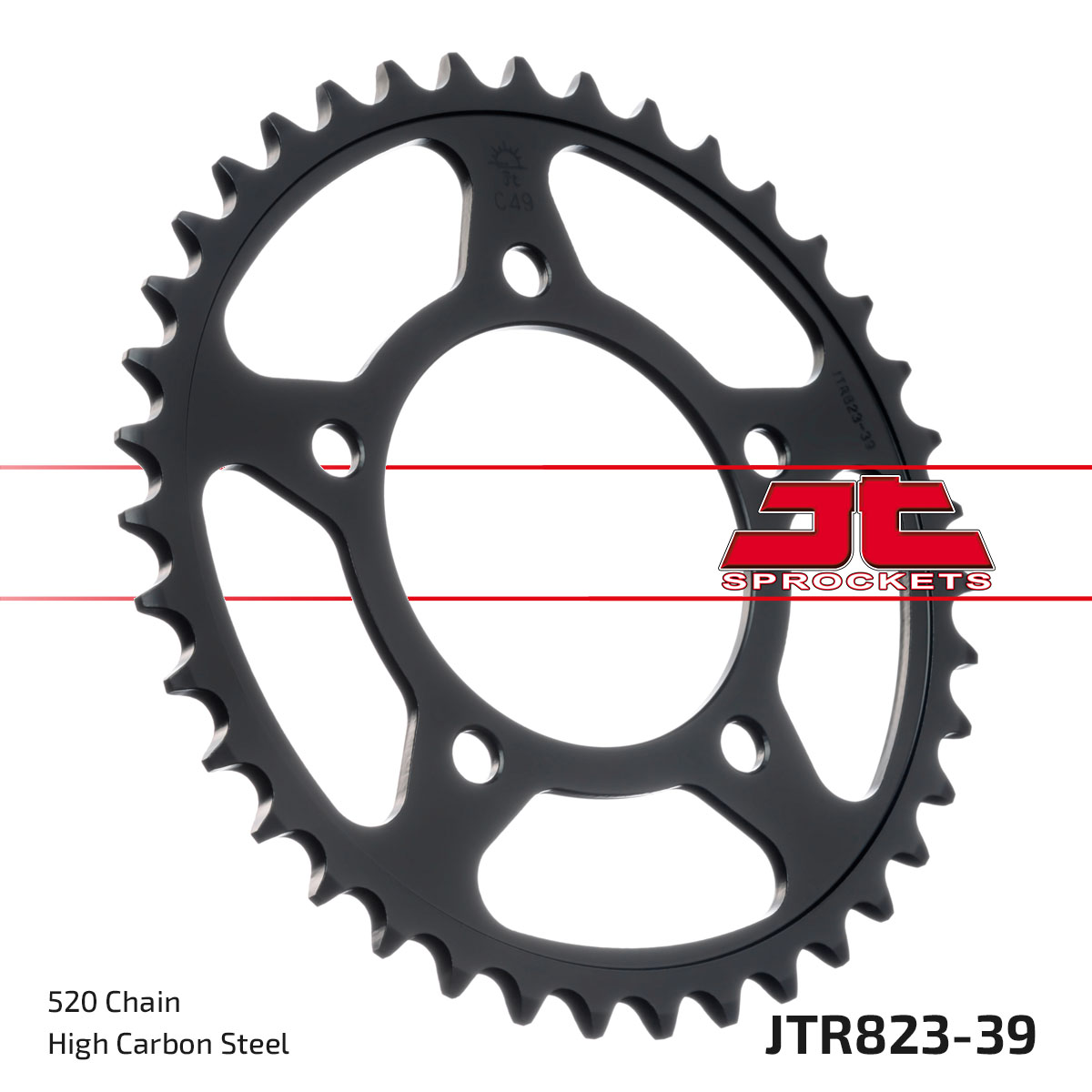 REAR SPROCKET STEEL JTR823.39 image 1