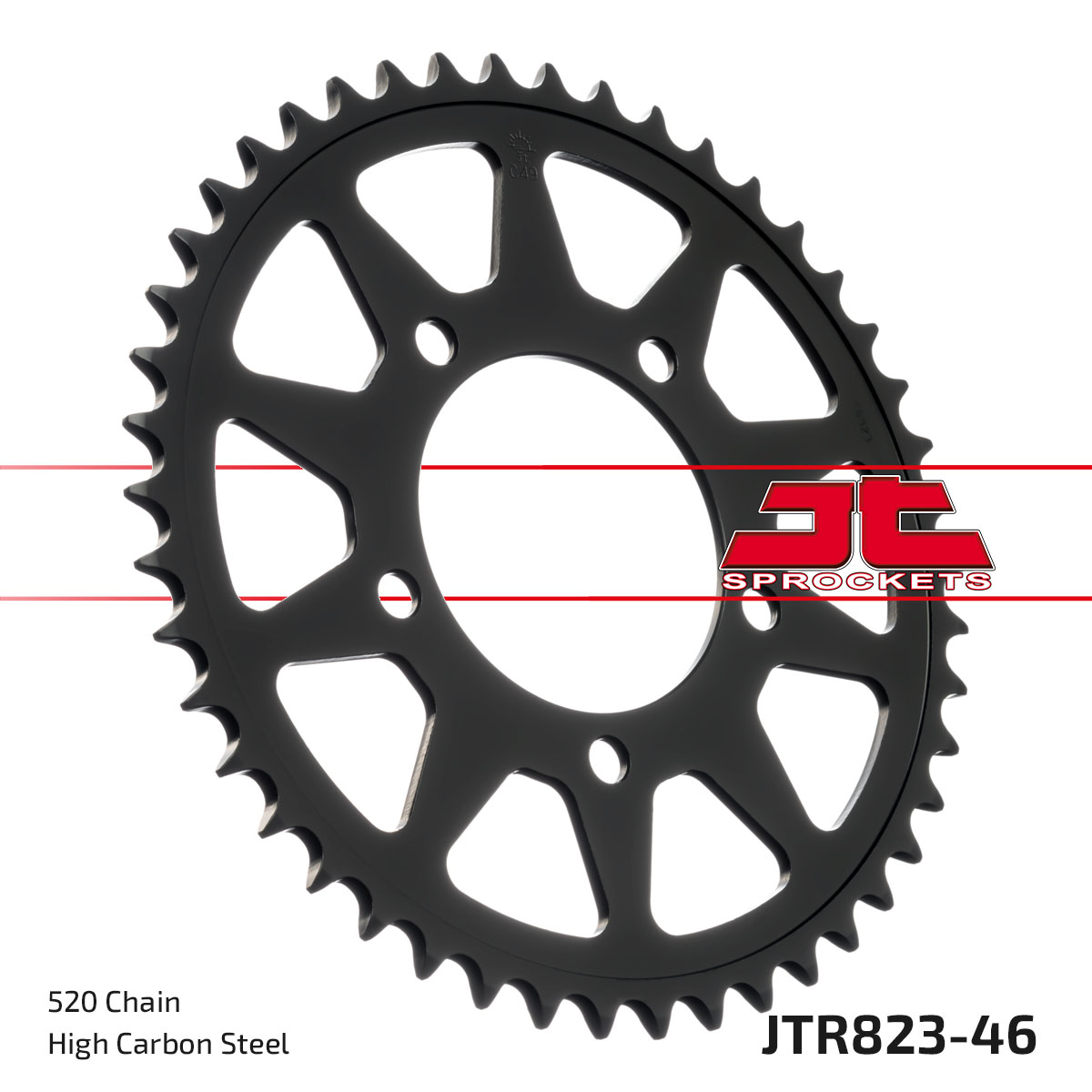 REAR SPROCKET STEEL JTR823.46 image 1