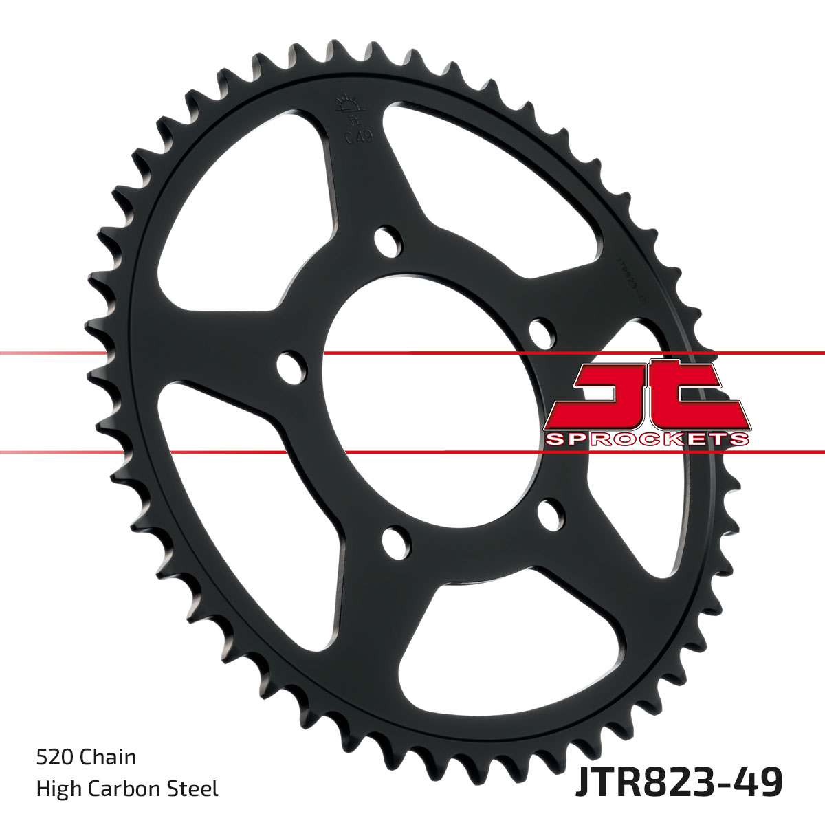 REAR SPROCKET STEEL JTR823.49 image 1