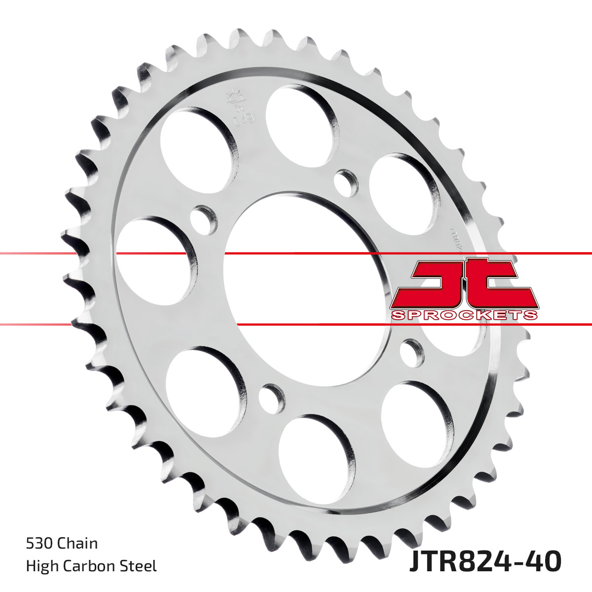 REAR SPROCKET STEEL JTR824.40 image 1