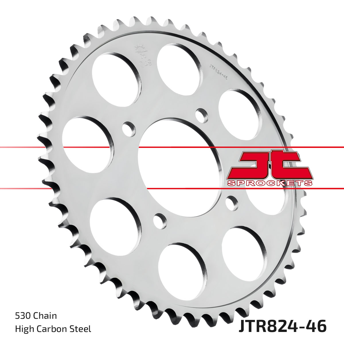 REAR SPROCKET STEEL JTR824.46 image 1