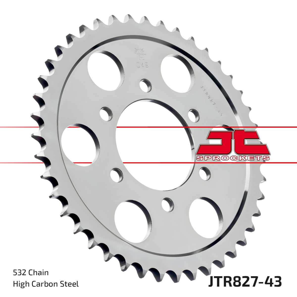 REAR SPROCKET JTR827.43 JT image 1