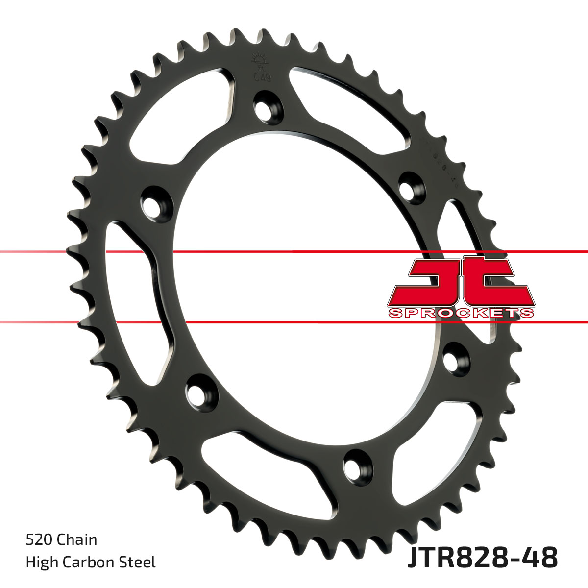 REAR SPROCKET JTR828.48 JT image 1