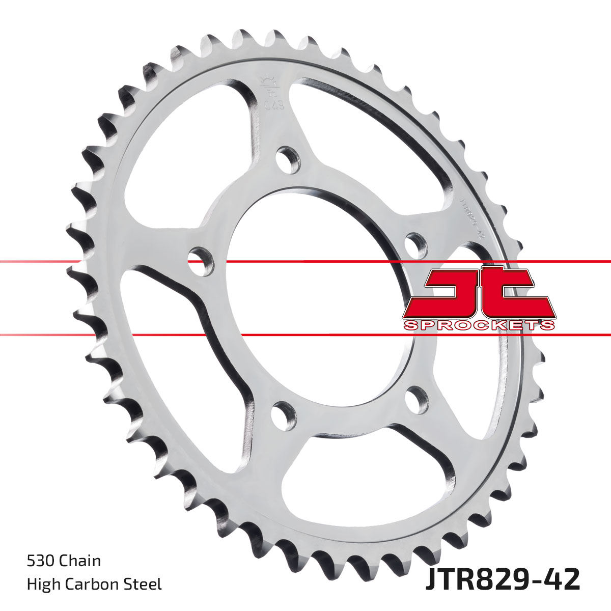 REAR SPROCKET STEEL JTR829.42 image 1