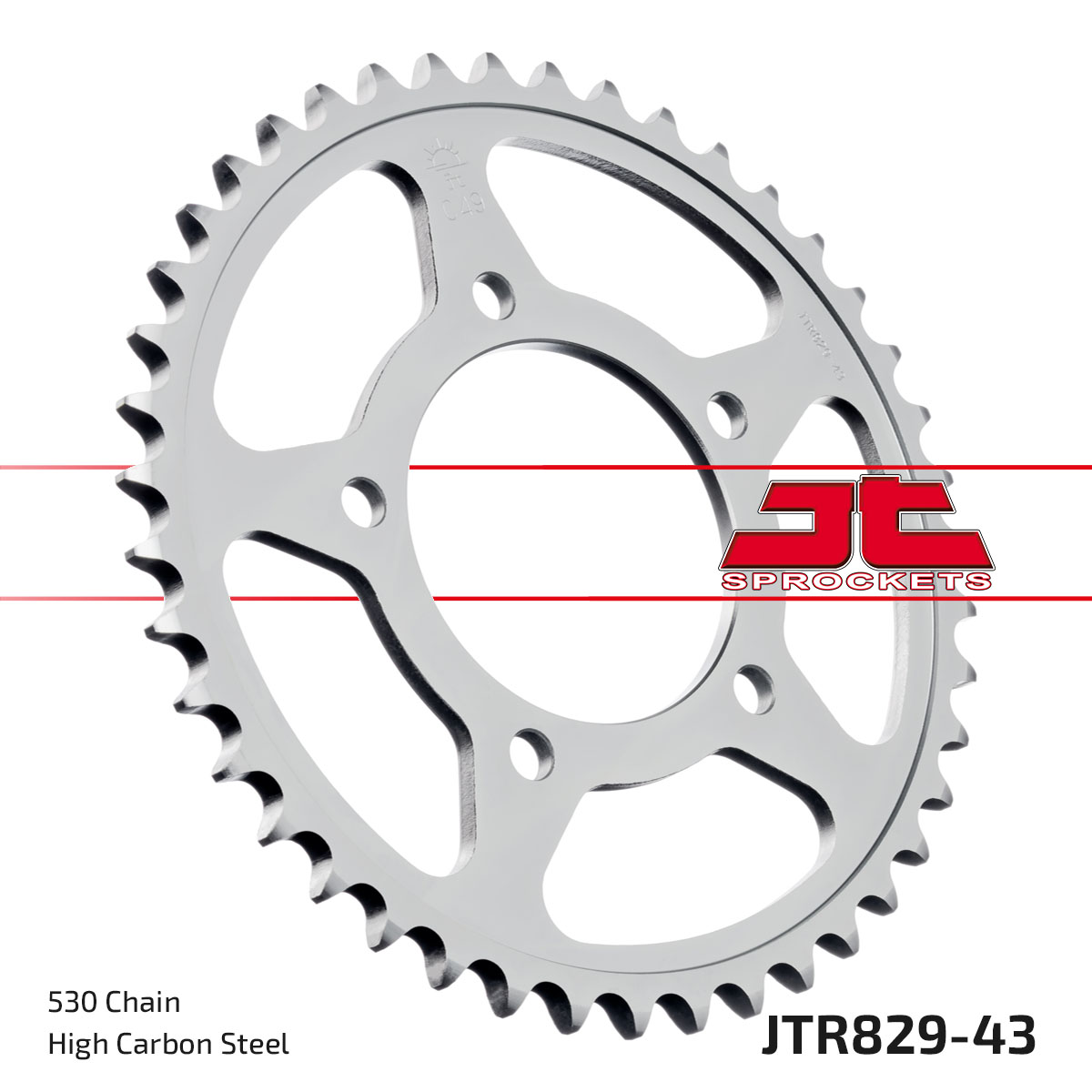 REAR SPROCKET STEEL JTR829.43 image 1