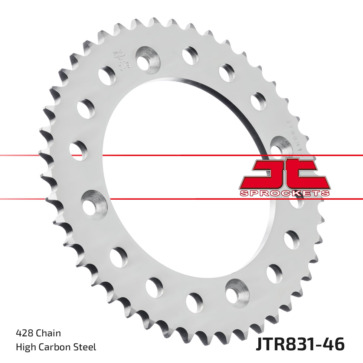 REAR SPROCKET STEEL JTR831.46 image 1
