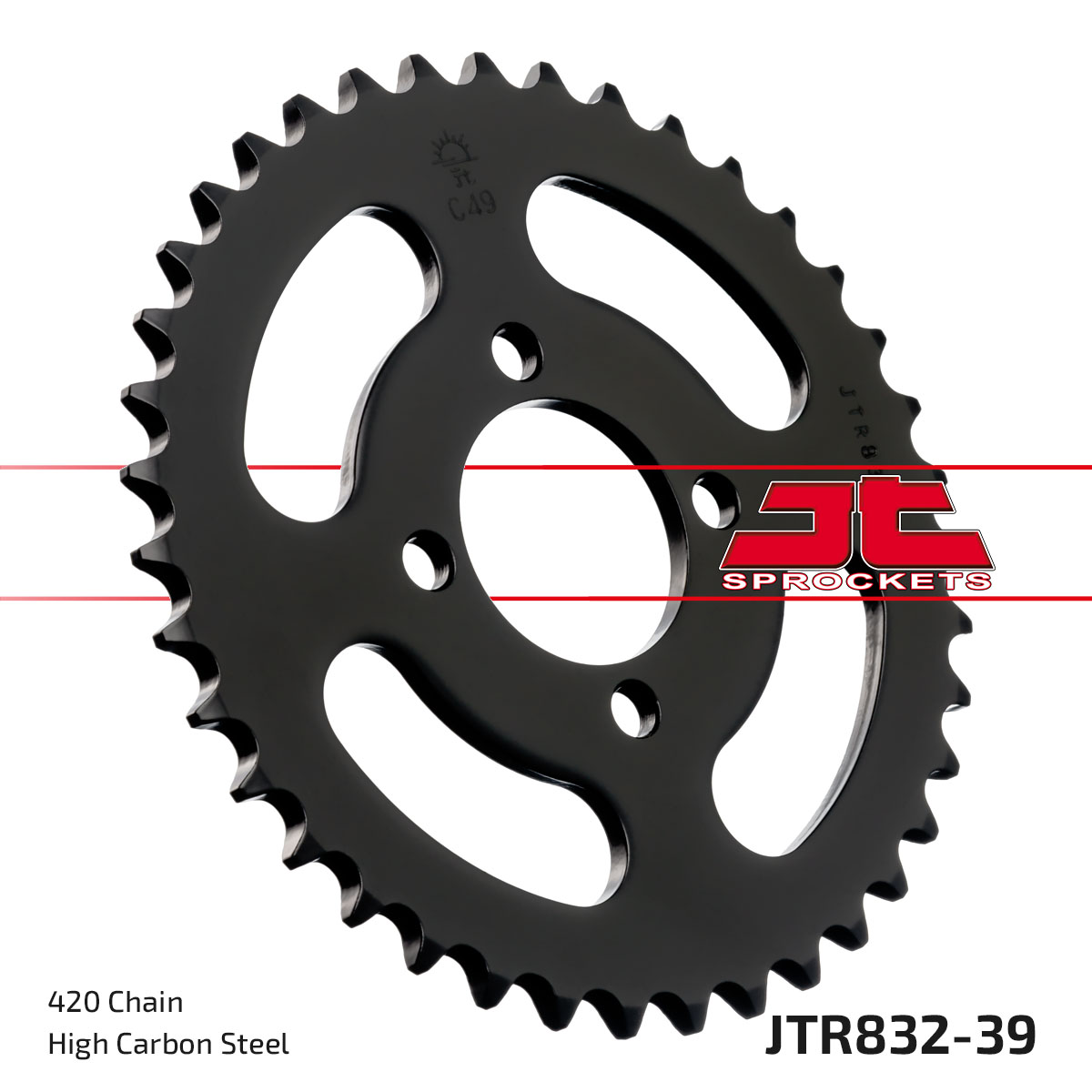 REAR SPROCKET JTR832.39 JT image 1
