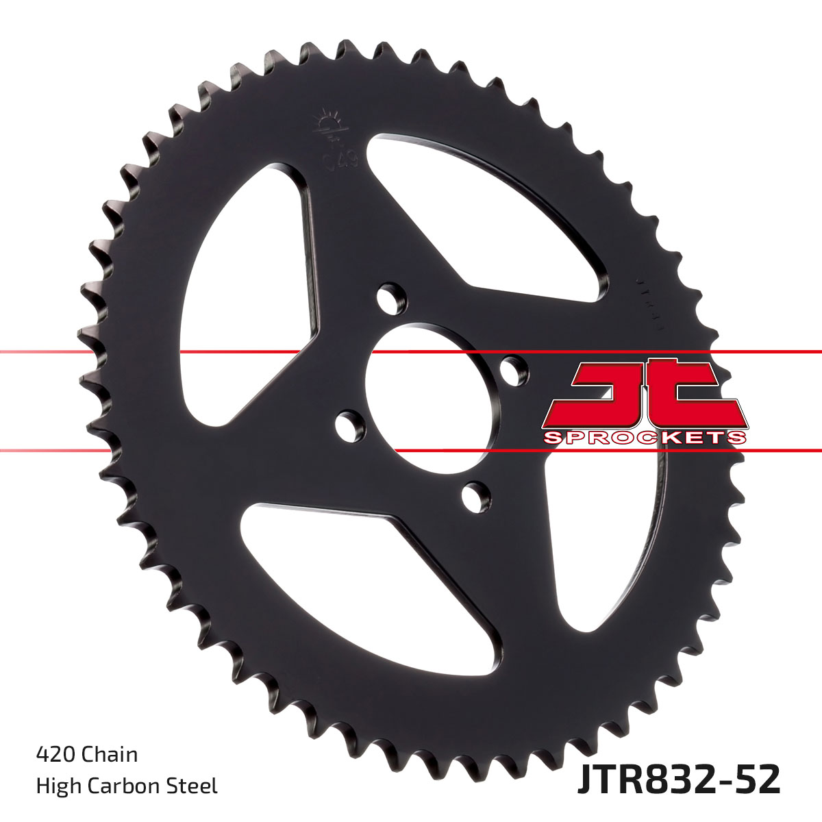 REAR SPROCKET JTR832.52 JT 420 image 1