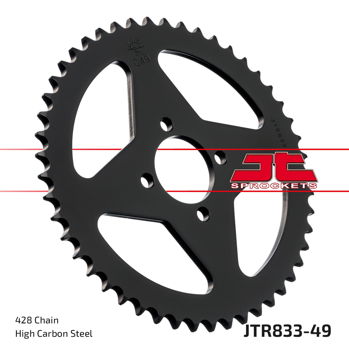REAR SPROCKET JTR833.49 JT image 1