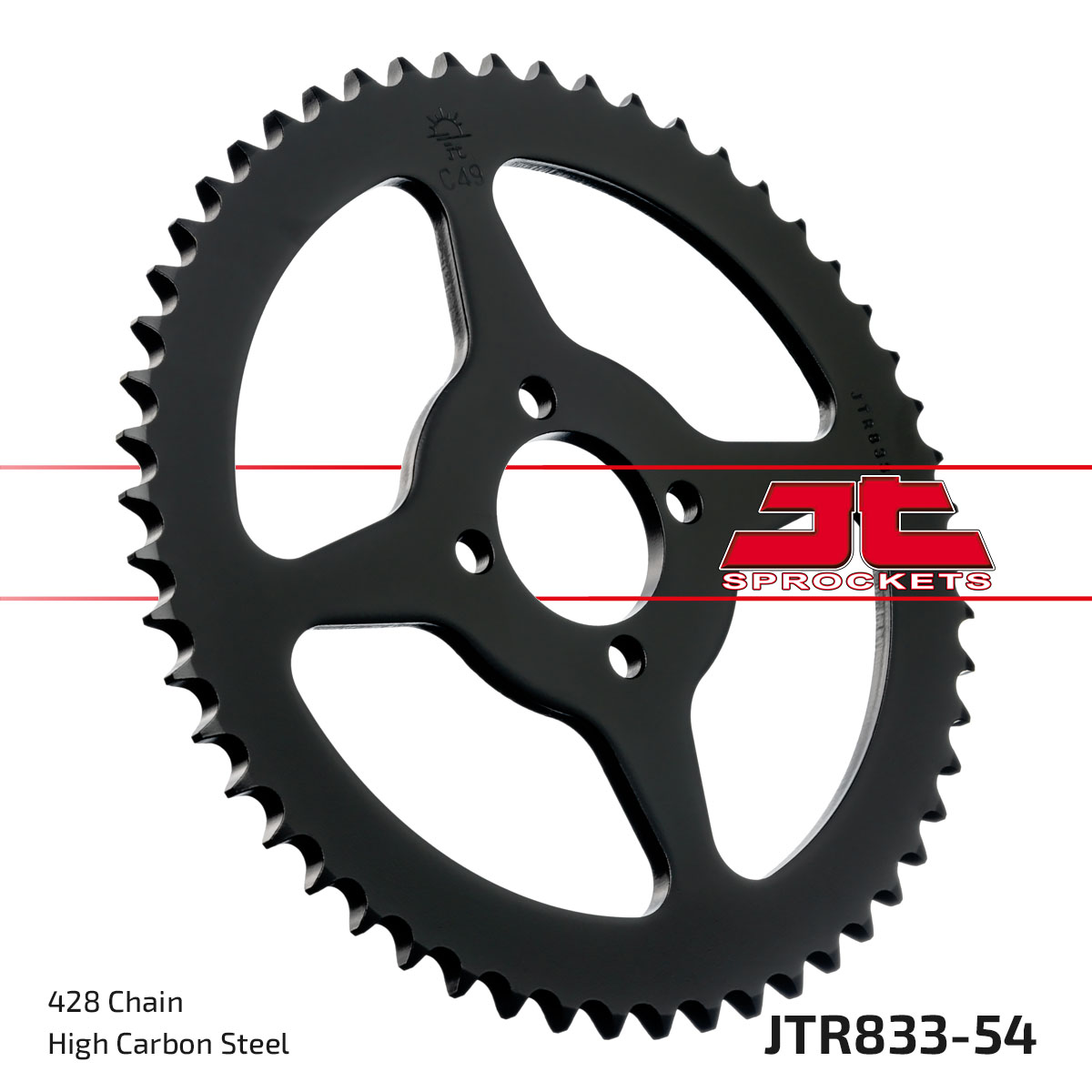 REAR SPROCKET JTR833.54 JT image 1