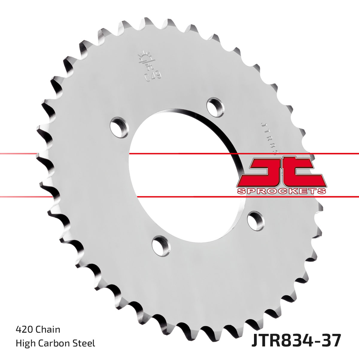 REAR SPROCKET JTR834.37 JT image 1