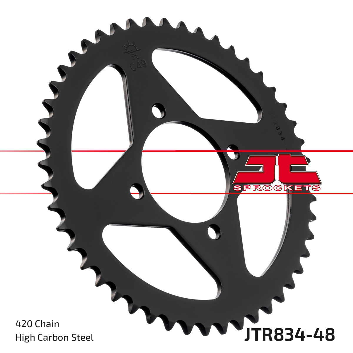 REAR SPROCKET JTR834.48 JT 420 image 1