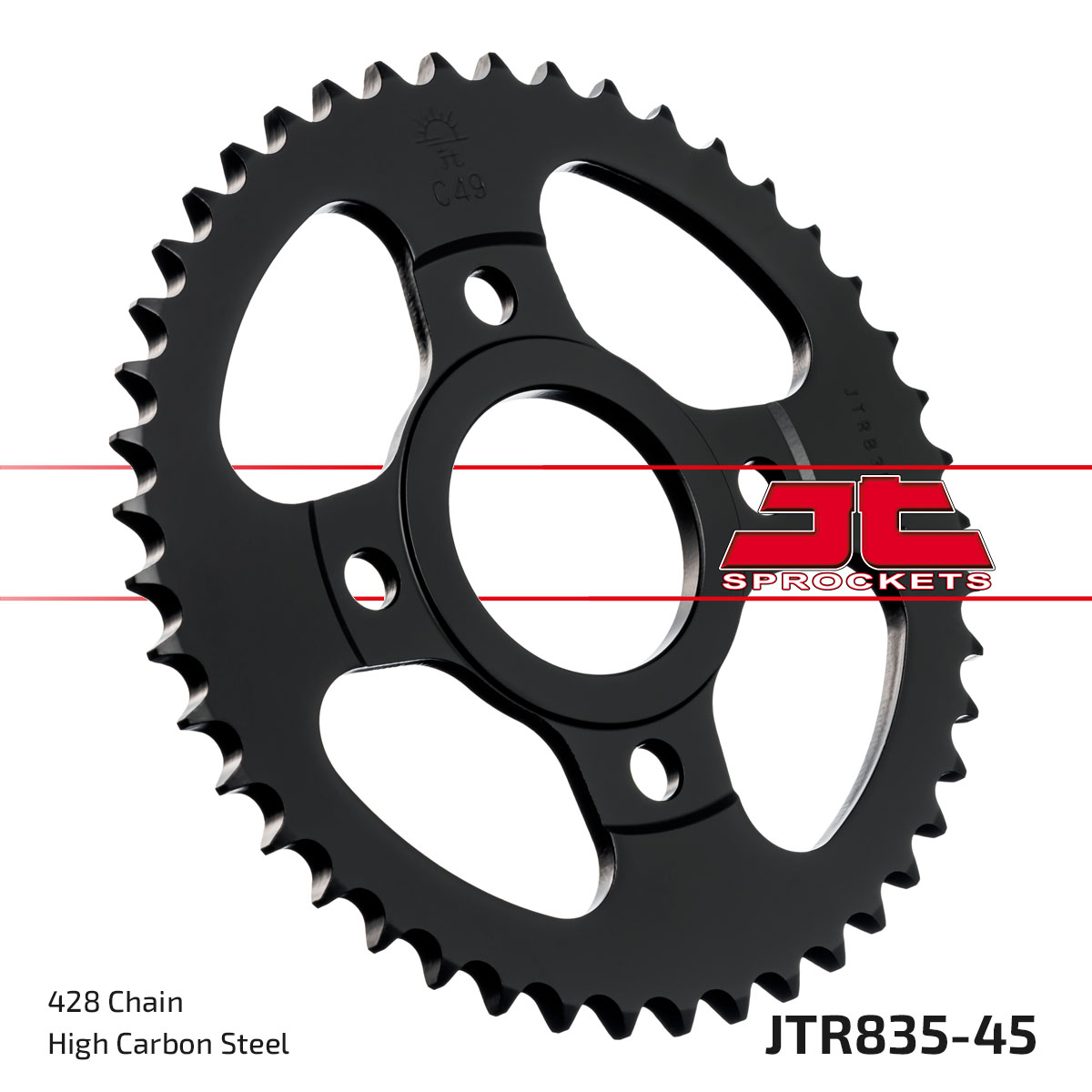 REAR SPROCKET JTR835.45 JT 428 image 1