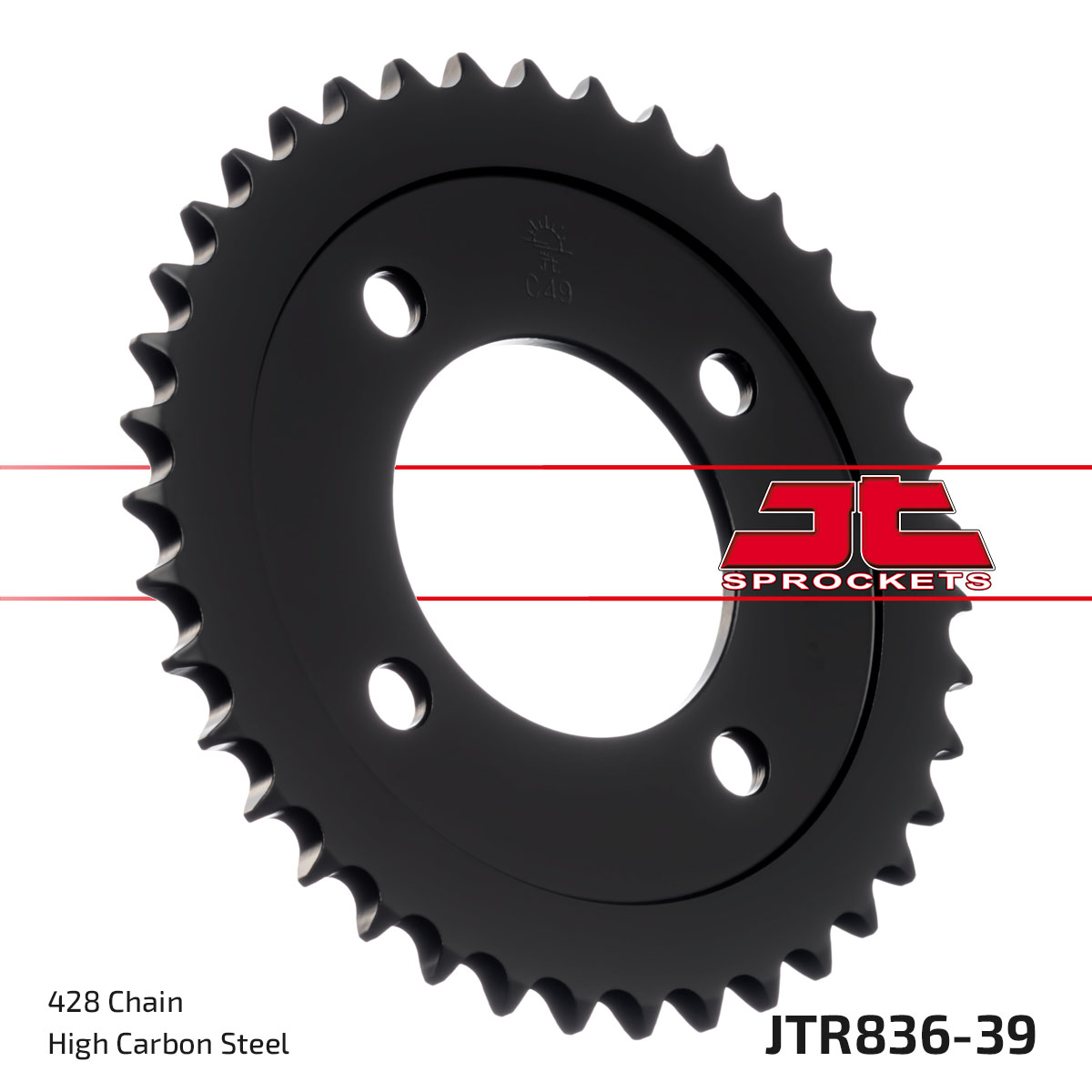REAR SPROCKET JTR836.39 JT 428 image 1