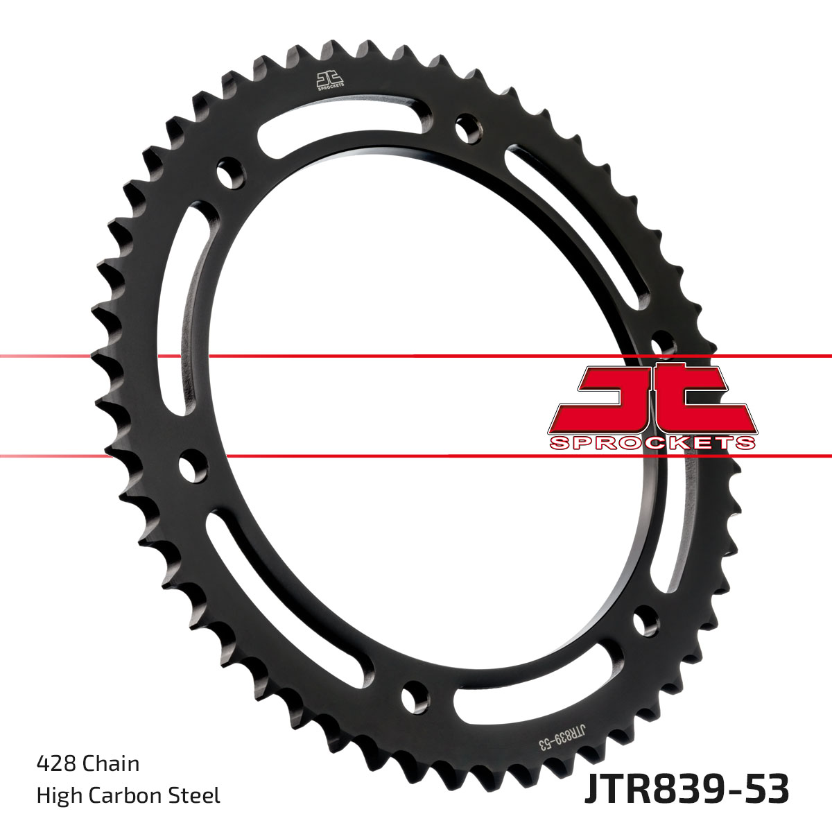REAR SPROCKET JTR839.53 STEEL image 1