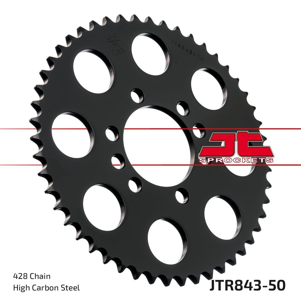 REAR SPROCKET JTR843.50 STEEL image 1