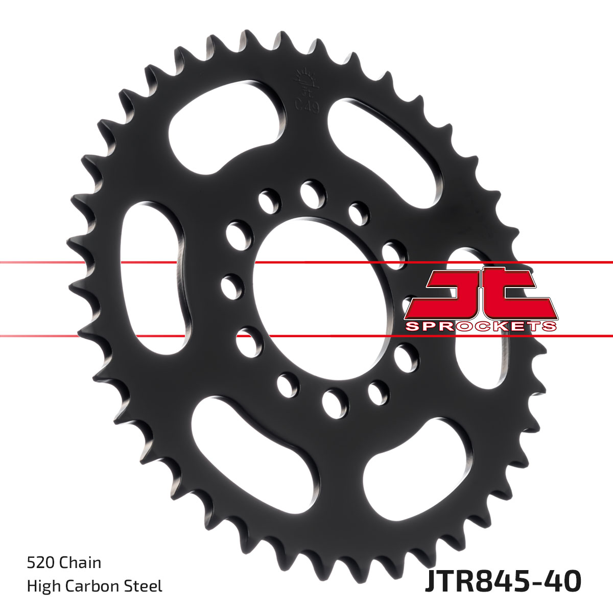 REAR SPROCKET JTR845.40 STEEL image 1