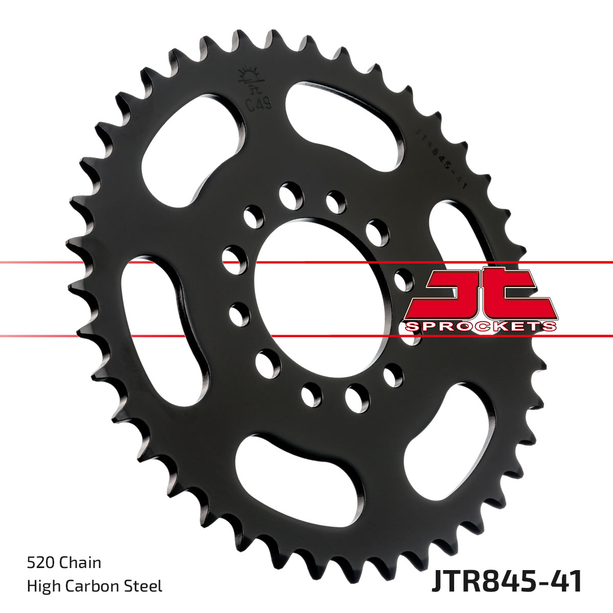 REAR SPROCKET JTR845.41 STEEL image 1