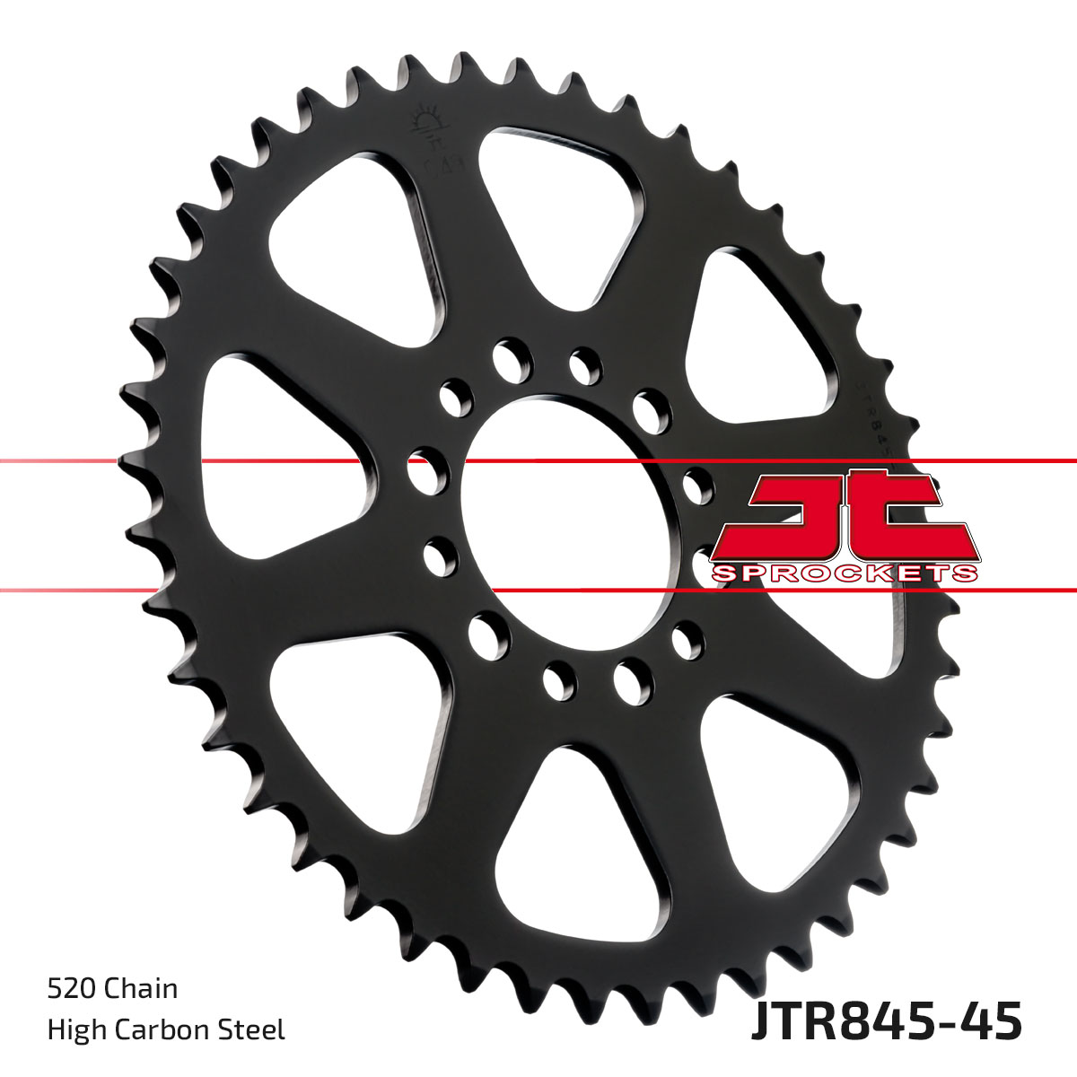 REAR SPROCKET JTR845.45 STEEL image 1