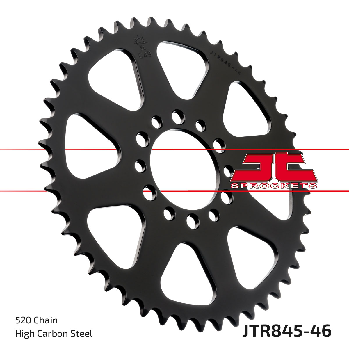 REAR SPROCKET JTR845.46 STEEL JTR845.46 image 1
