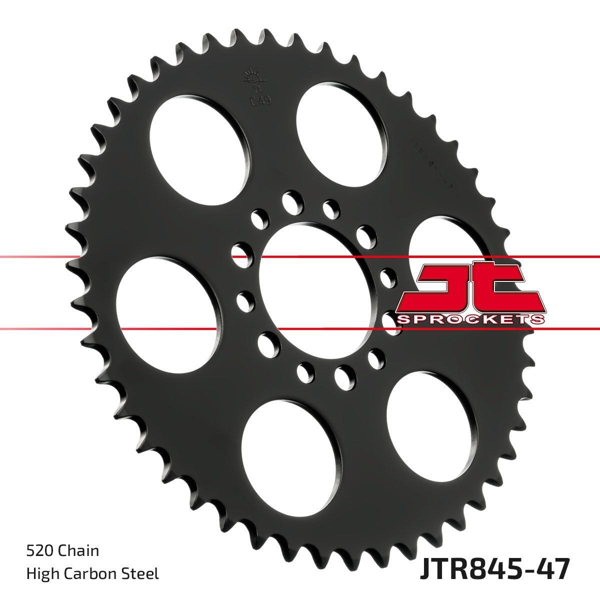 REAR SPROCKET JTR845.47 STEEL image 1