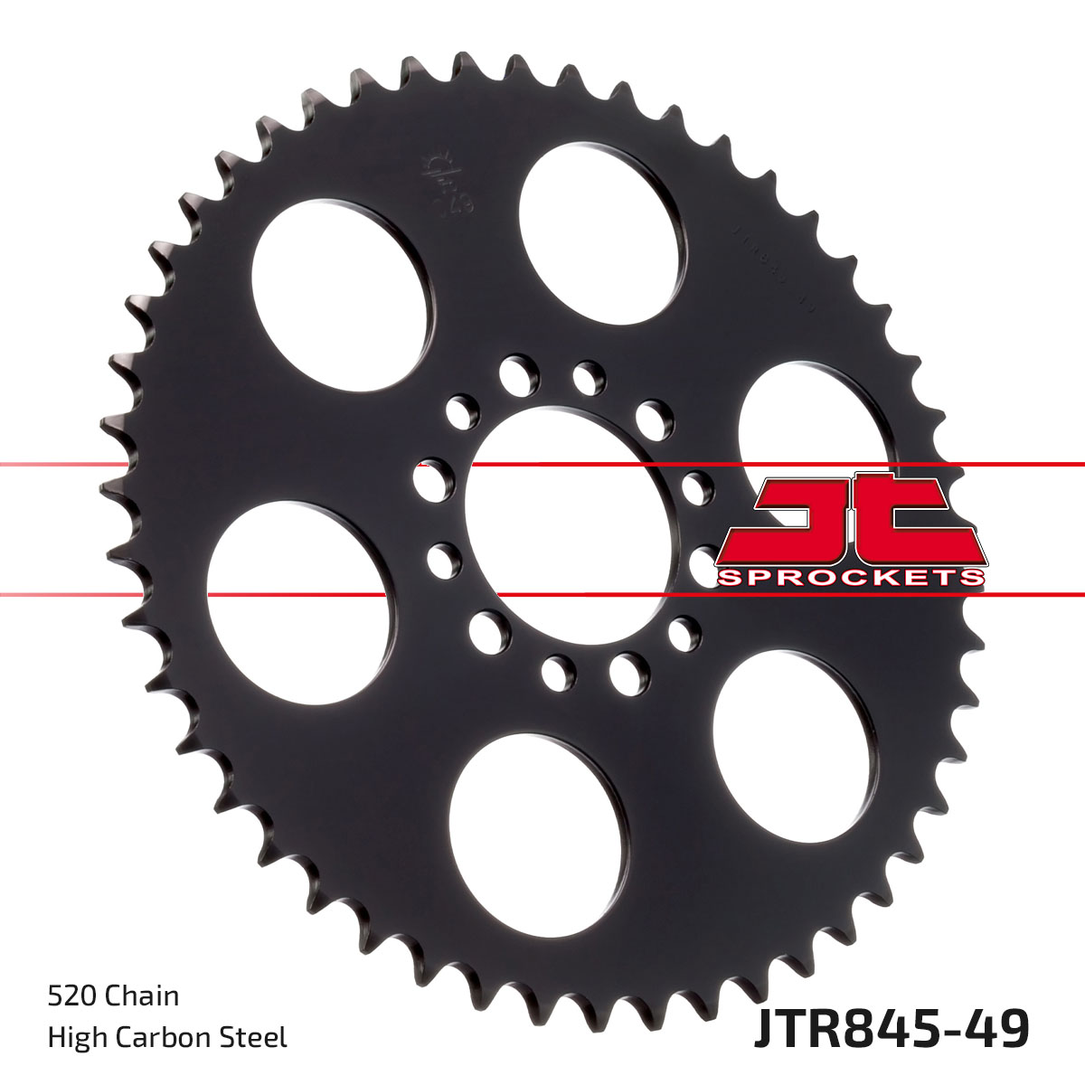 REAR SPROCKET JTR845.49 STEEL image 1