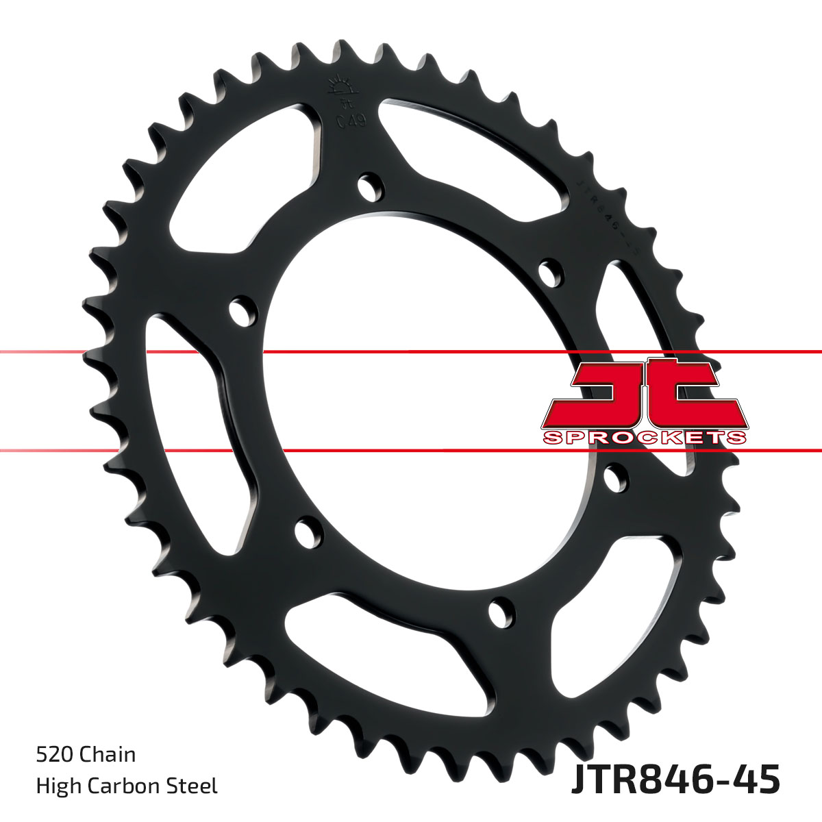 REAR SPROCKET JTR846.45 JT image 1