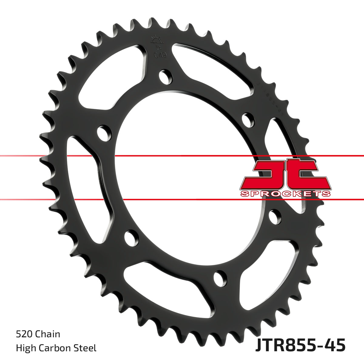 REAR SPROCKET JTR855.45 JT image 1