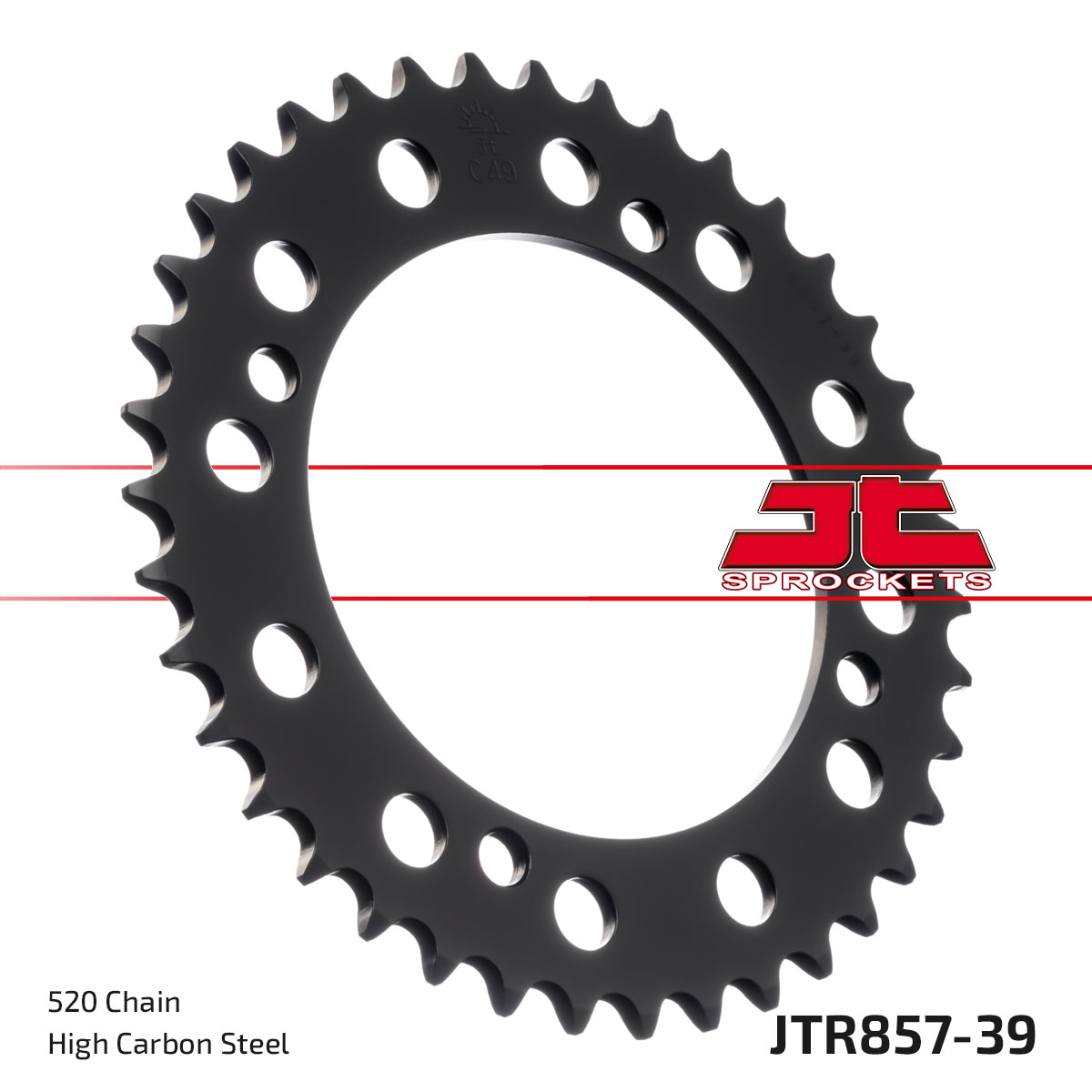 REAR SPROCKET JTR857.39 JT 520 image 1