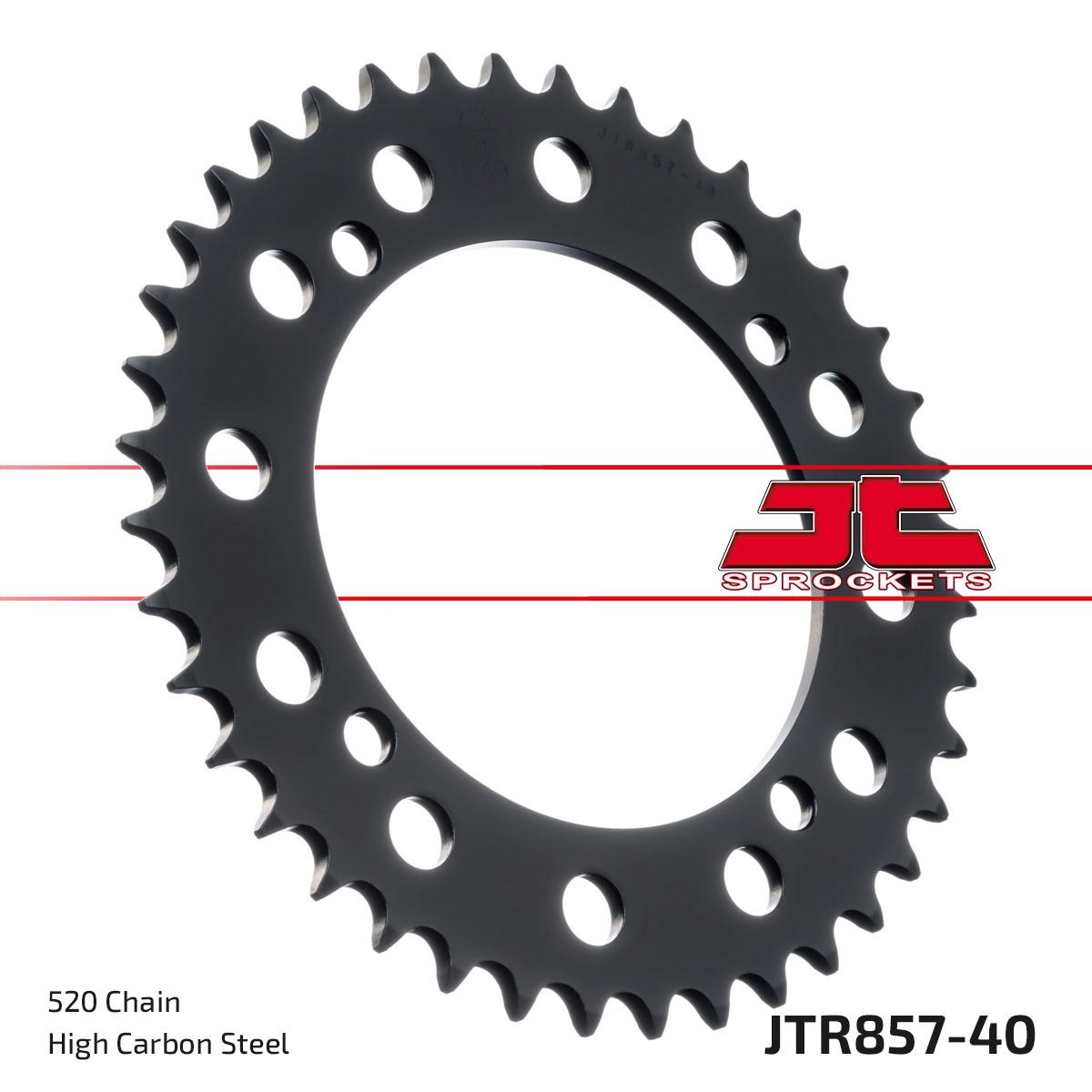 REAR SPROCKET JTR857.40 JT 520 image 1