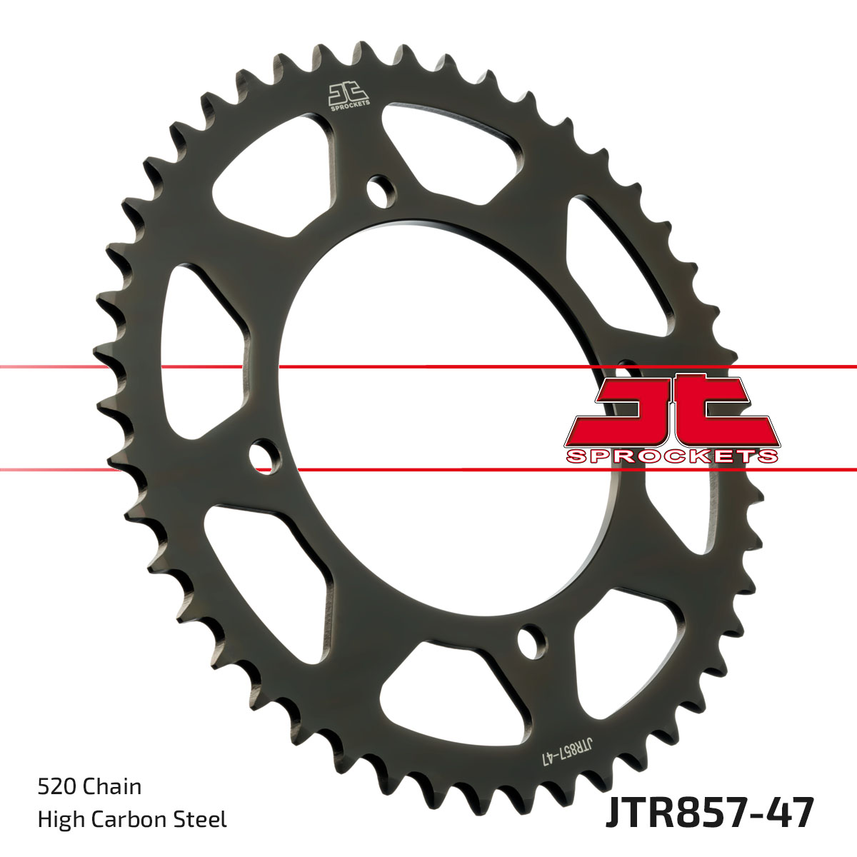 REAR SPROCKET JTR857.47 JT 520 image 1
