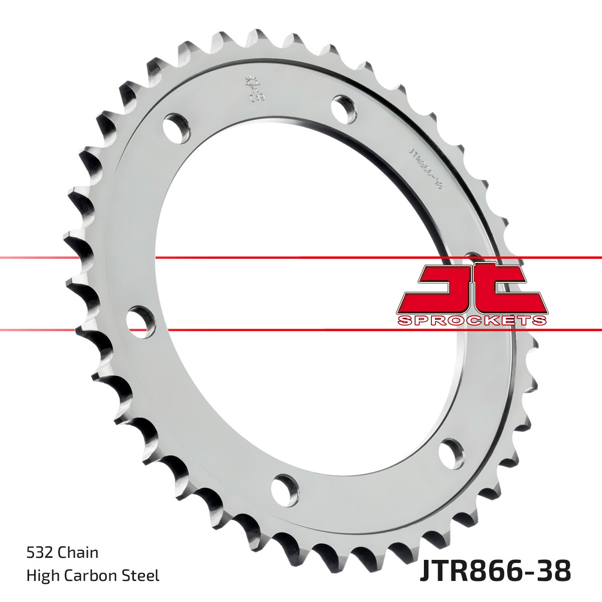 REAR SPROCKET JTR866.38 JT image 1