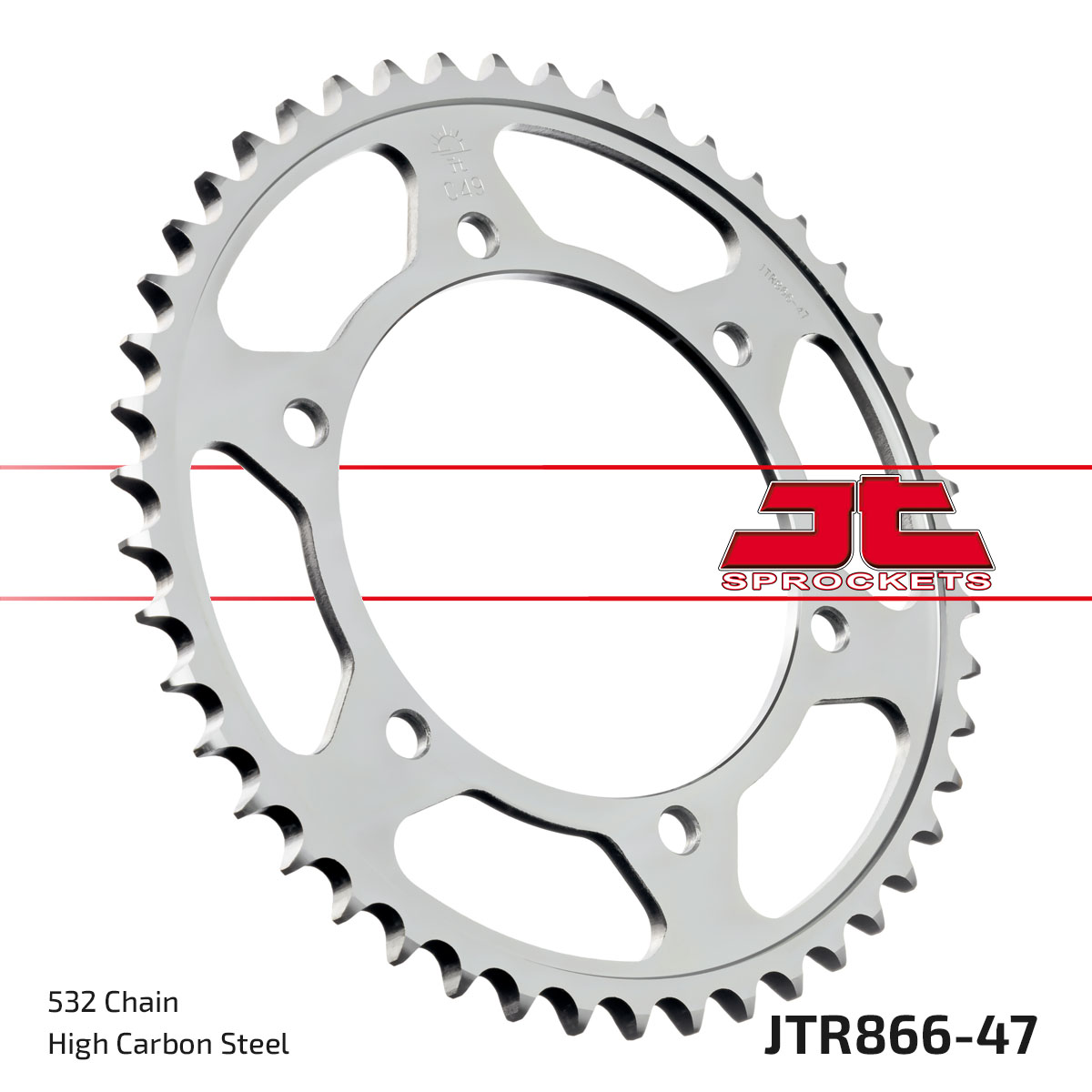 REAR SPROCKET JTR866.47 JT image 1