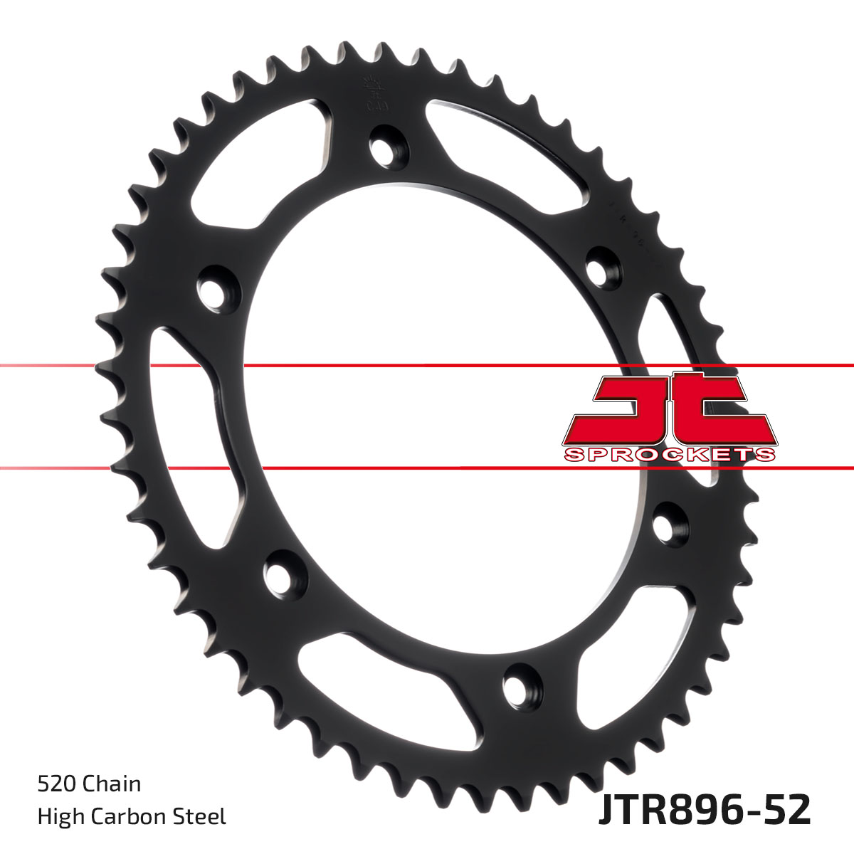 REAR SPROCKET STEEL JTR896.52 image 1