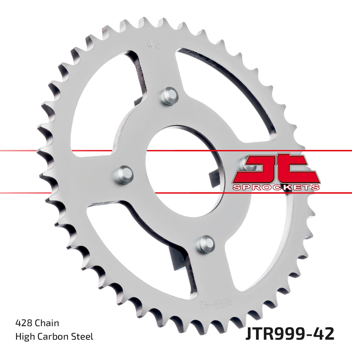 REAR SPROCKET JTR999 STEEL 42T image 1