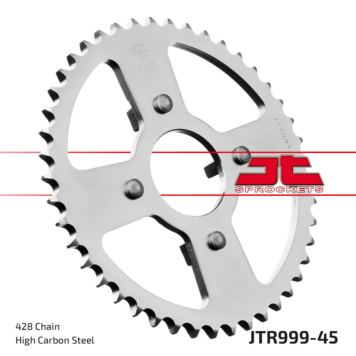 REAR SPROCKET JTR999 STEEL 45T JTR999.45 image 1