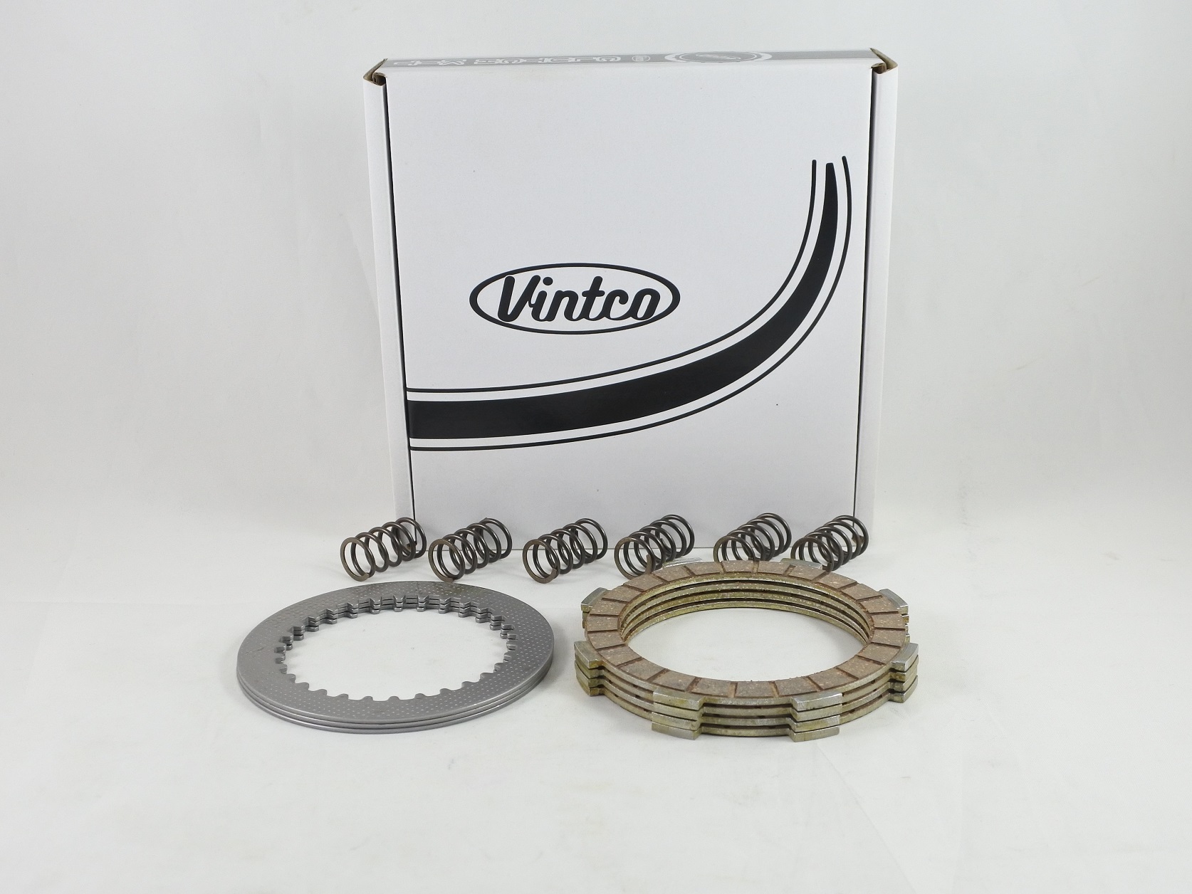 CLUTCH KIT 76-01 KAWASAKI AR KD KDX KX 80 KE KH KM 100 VINTCO KCLK25 image 1