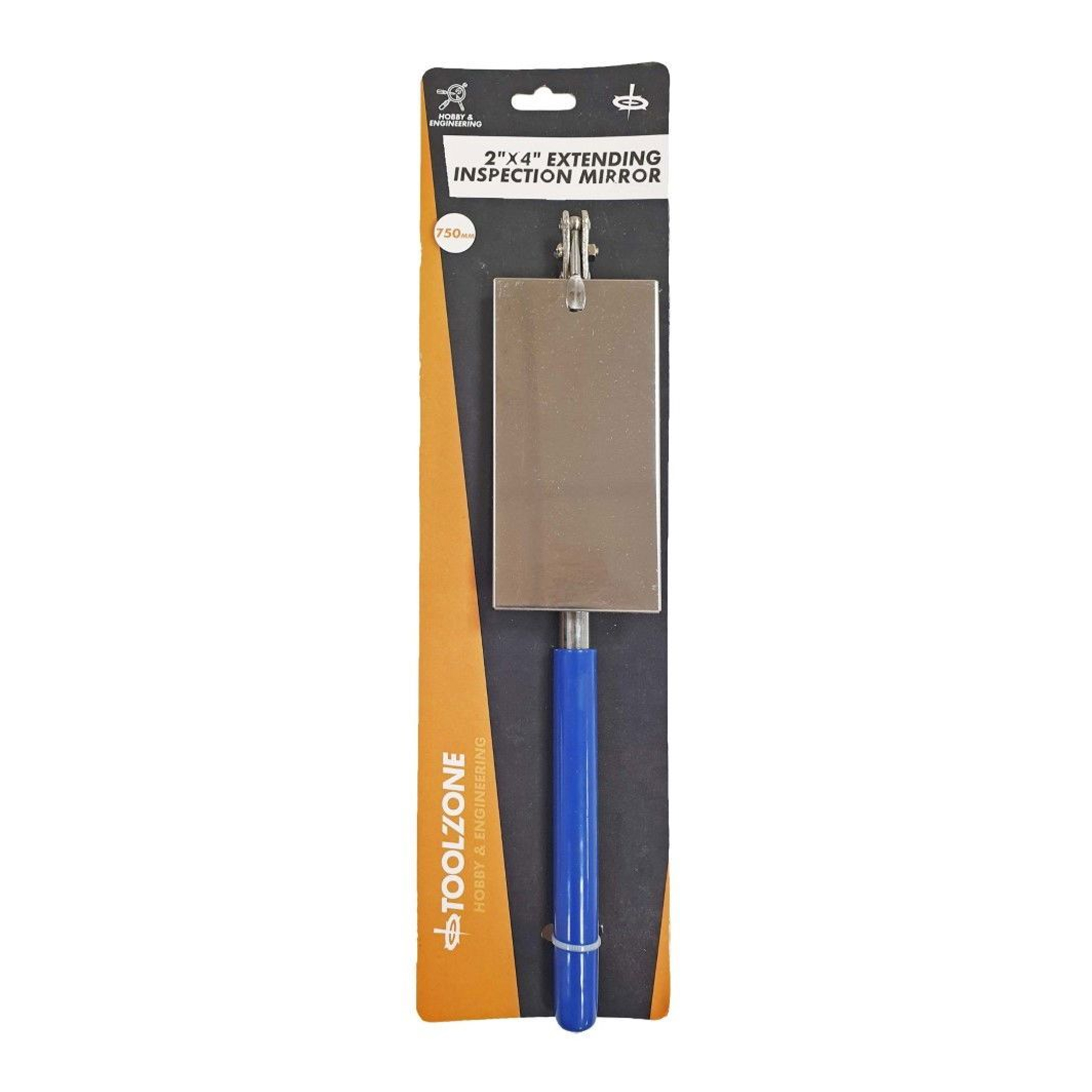 EXTENDING INSPECTION MIRROR 2x4 FOAM GRIP EXTENDS TO 30 - TOOLZONE KDPHB231 image 1