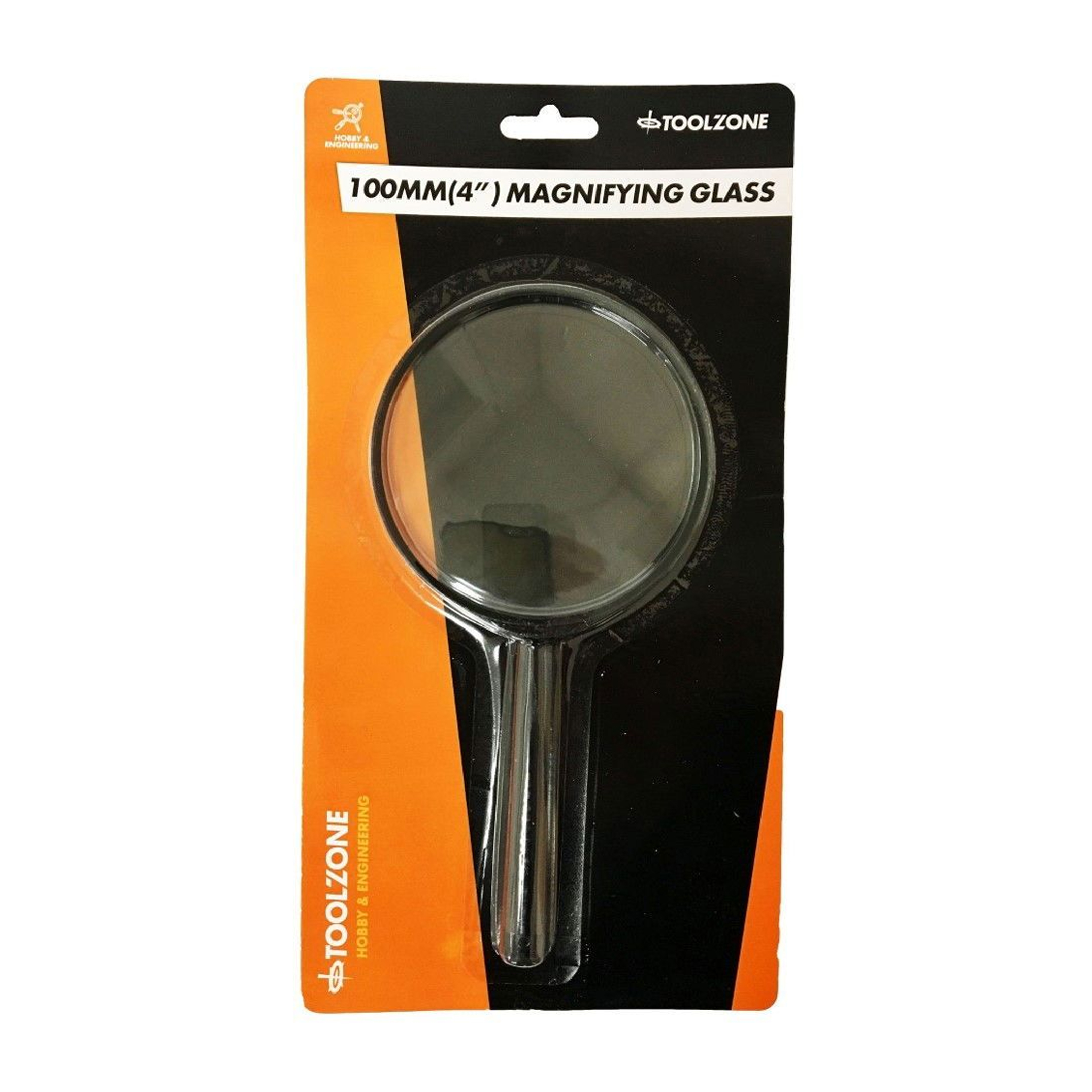 MAGNIFYING GLASS 4 100mm 3x GLASS LENS - TOOLZONE KDPHB234 image 1