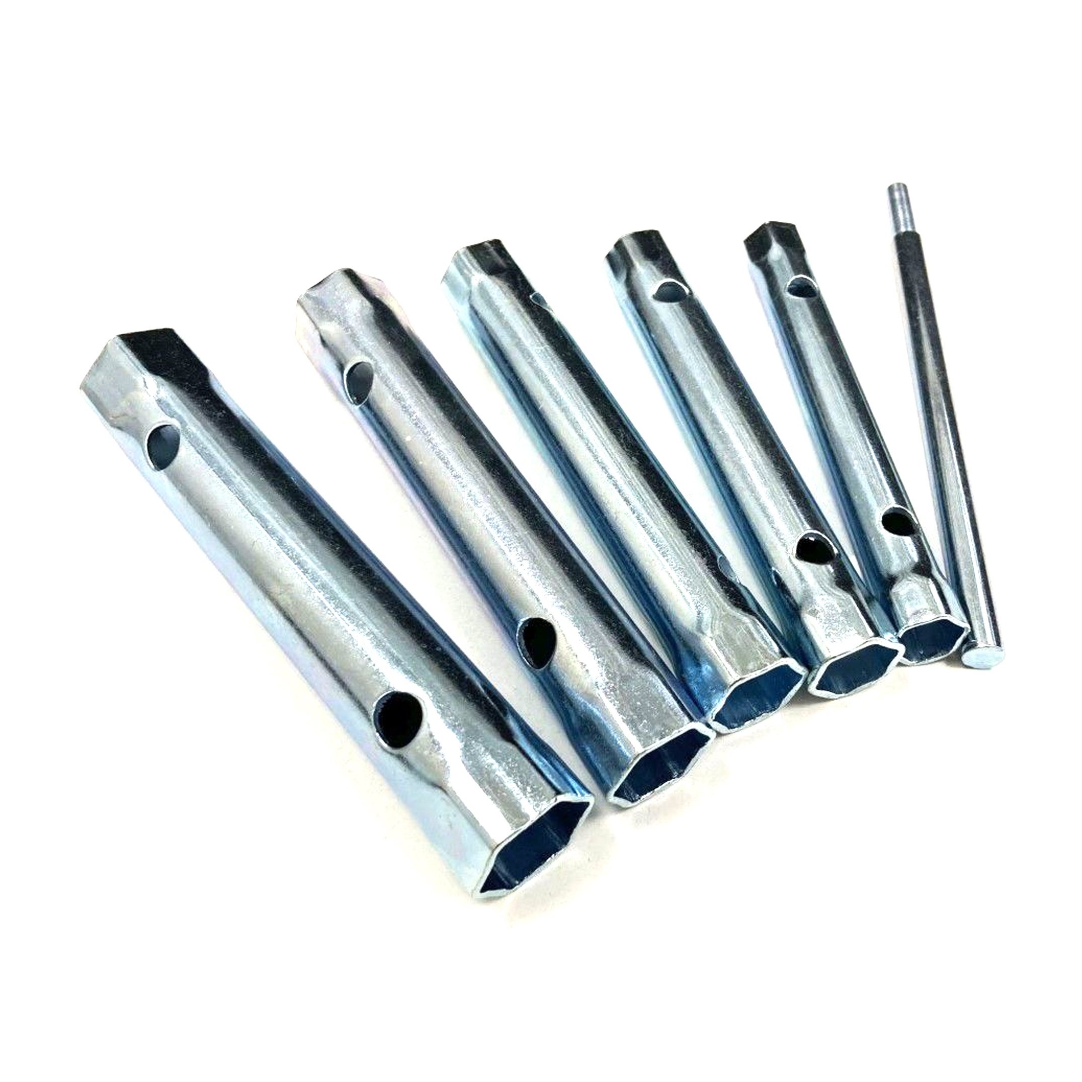 BOX SPANNER SET 6pc 10-19mm WITH DRIVE BAR - TOOLZONE KDPSP150 image 1