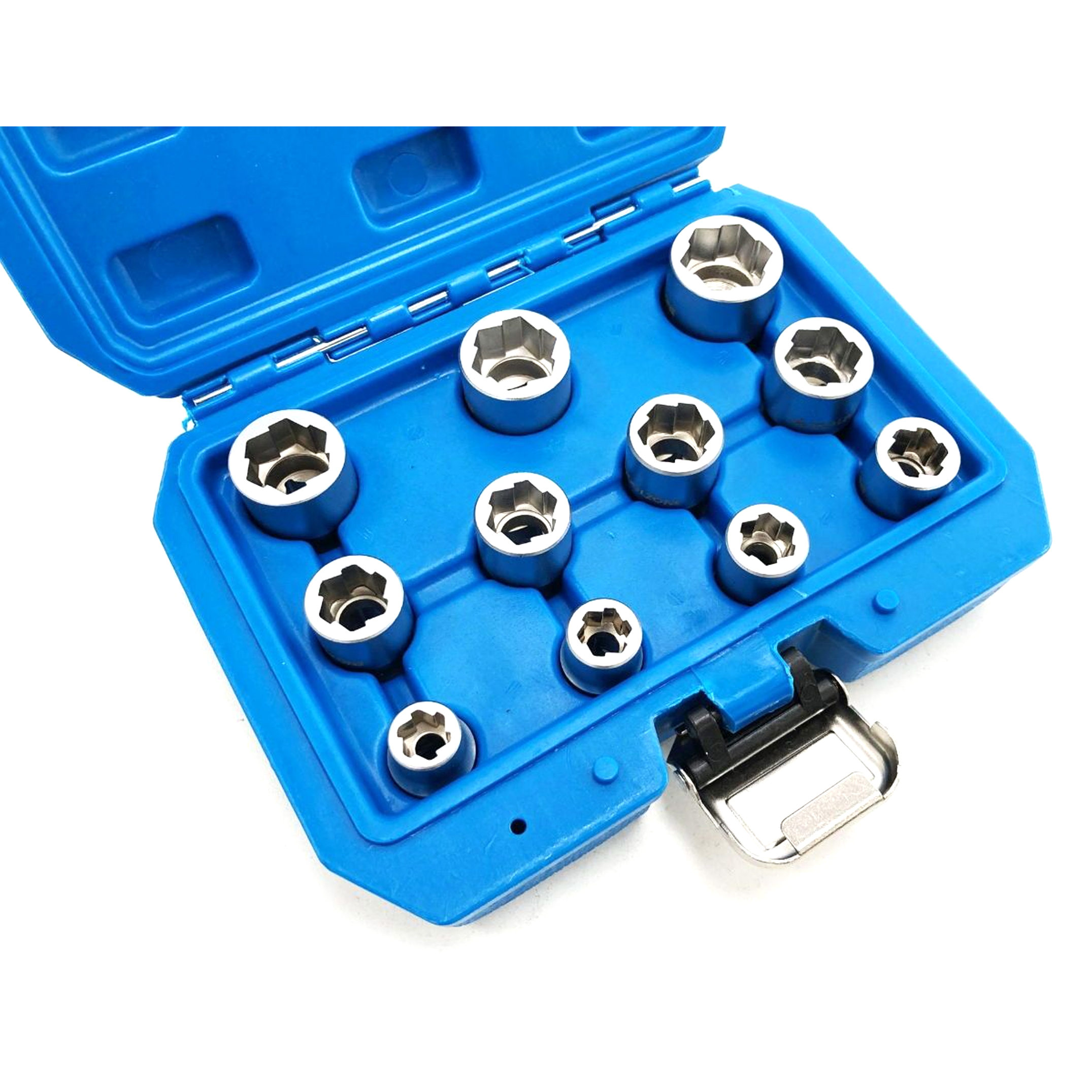 TWIST SOCKET SET 3/8 DRIVE 11 PIECES 9-19mm CHROME MOLYBDENUM - TOOLZONE KDPSS209 image 1