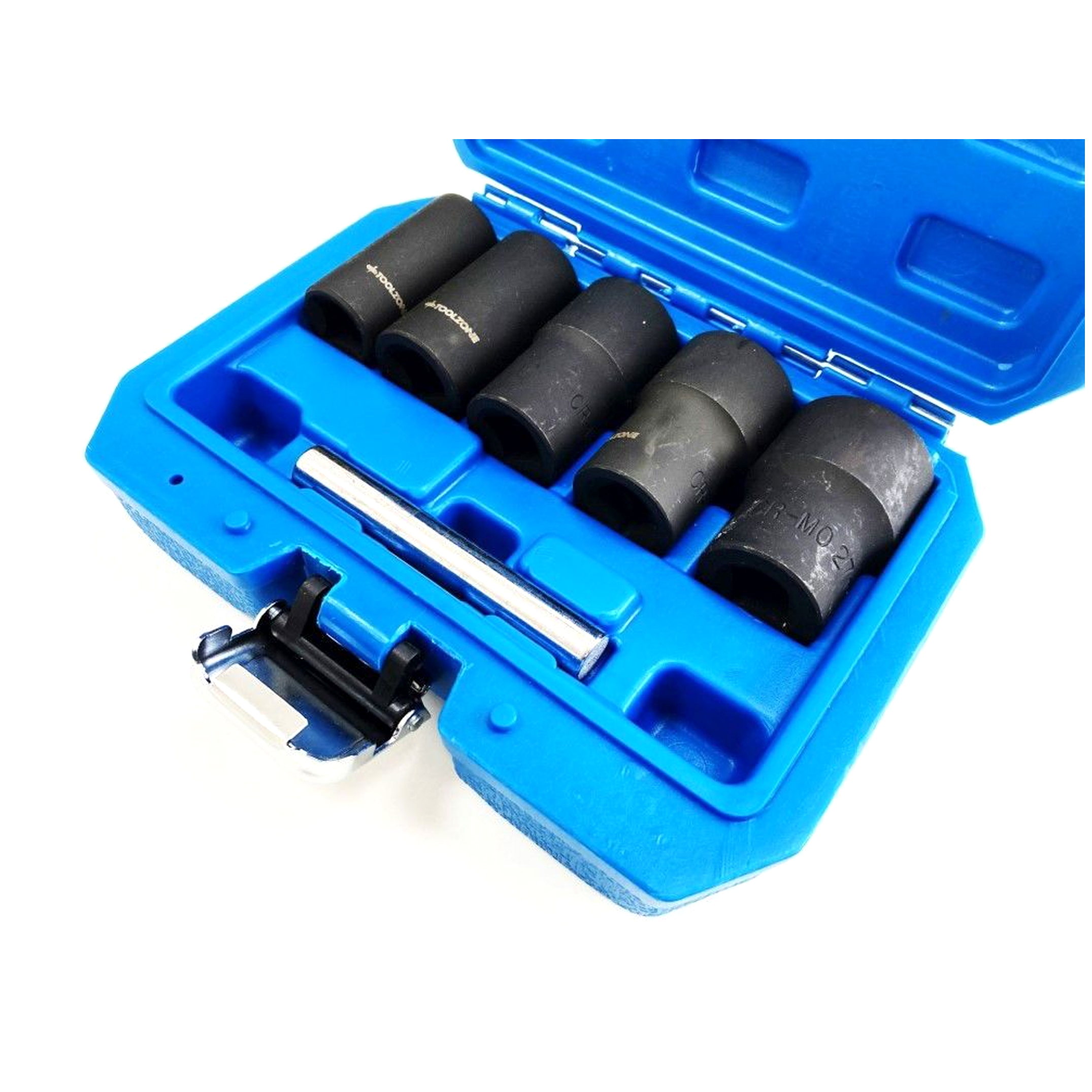 TWIST SOCKET SET 1/2 DRIVE 6 PIECES 17mm-27mm - TOOLZONE KDPSS228 image 1