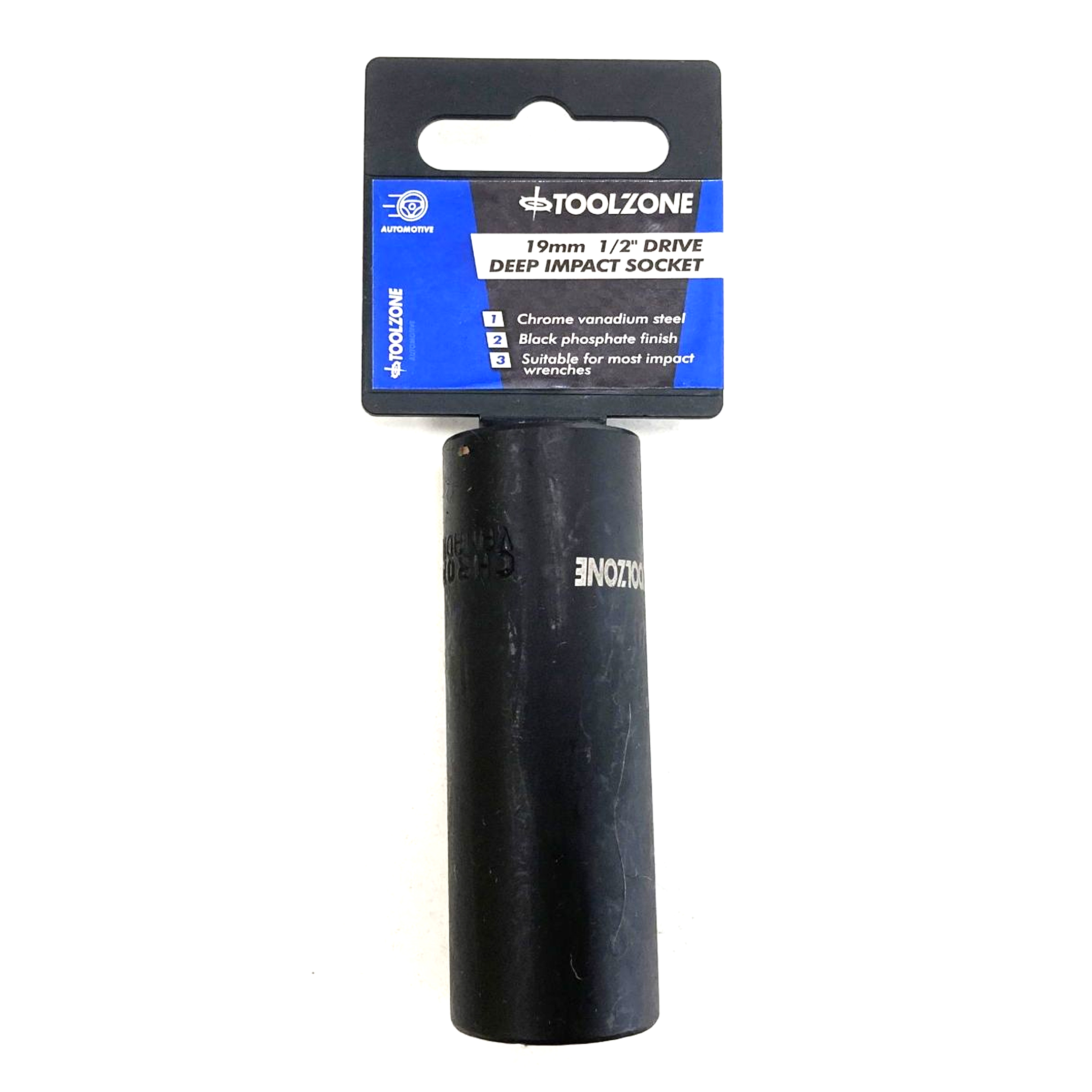 DEEP IMPACT SOCKET 19mm 1/2 DRIVE CRV - TOOLZONE KDPSS320 image 1