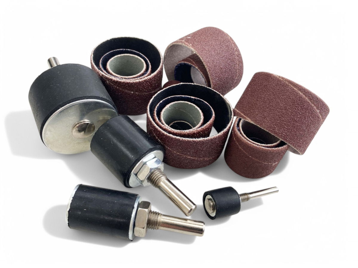 DRUM SANDING KIT 20 PIECES 0.5 0.75 1.0 1.25 80 120 GRIT - TOOLZONE KDPAB144 thumbnail 4